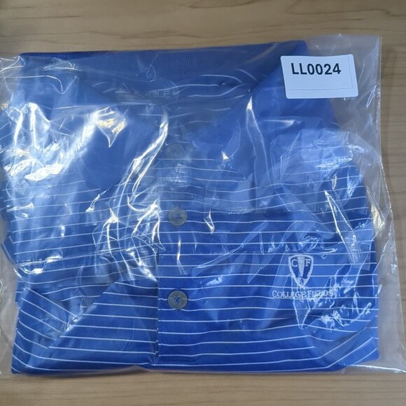 Nike Polo Shirt Adult Mens X-Large Blue Dri-Fit Golf Outdoors College Fields - Picture 12 of 12
